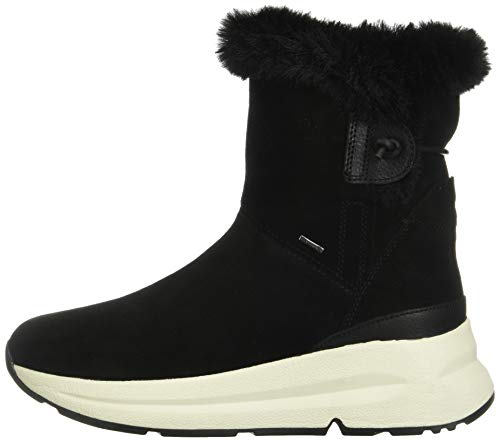 Geox D Backsie B ABX C, Botas de Nieve Mujer, Negro (Black C9999), 41 EU