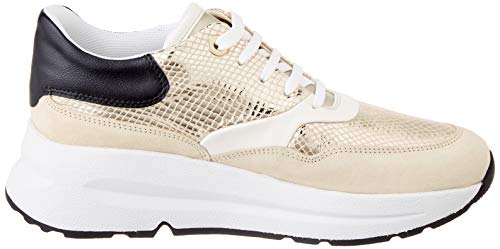 Geox D BACKSIE C, Zapatillas Mujer, Arena Dorada, 36 EU
