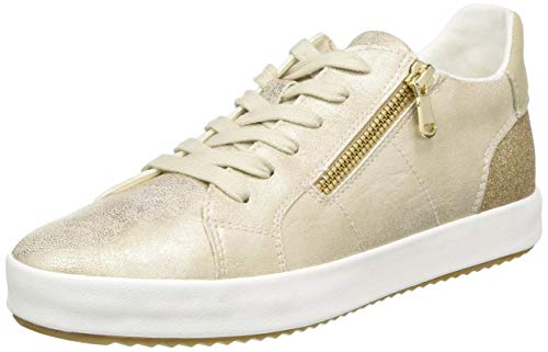 Geox D BLOMIEE A, Zapatillas Mujer, Lt Gold, 38 EU