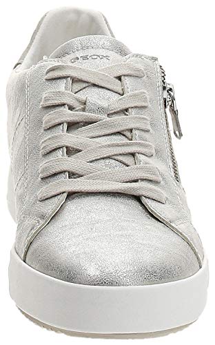 Geox D BLOMIEE A, Zapatillas Mujer, Silver, 40 EU