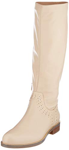 Geox D Brogue S B, Botas Altas Mujer, Beige (Skin/Lt Gold Ca52l), 40 EU