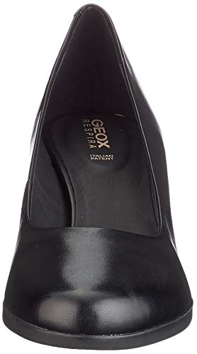 Geox D Calinda Mid B, Zapatos de Tacón Mujer, Negro (Black C9999), 38 EU