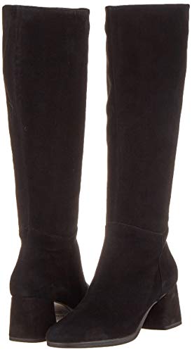 Geox D Calinda Mid C, Botas Altas para Mujer, Negro (Black C9999), 35 EU