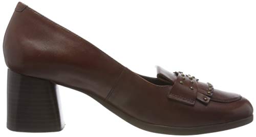 GEOX D CALINDA MID C BROWN Women's Court Shoes Pumps size 38(EU)