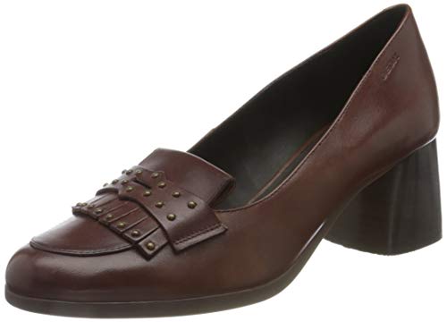 GEOX D CALINDA MID C BROWN Women's Court Shoes Pumps size 38(EU)