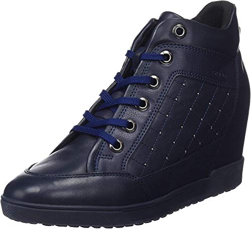 Geox D CARUM C, Zapatillas Mujer, (Navy C4002), 41 EU