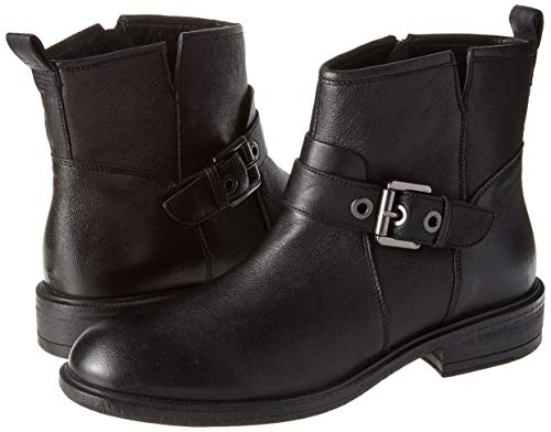 Geox D CATRIA E, Botas Cortas al Tobillo Mujer, Negro, 37 EU