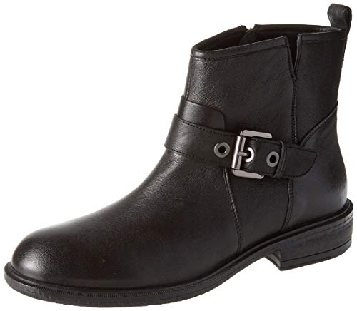 Geox D CATRIA E, Botas Cortas al Tobillo Mujer, Negro, 37 EU