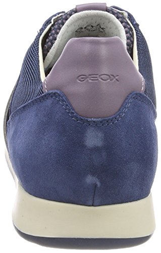 Geox D DEYNNA D, Zapatillas Mujer, Azul, 36 EU