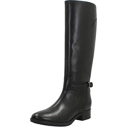 Geox D Felicity B, Botas Altas Mujer, Negro (Black C9999), 40 EU