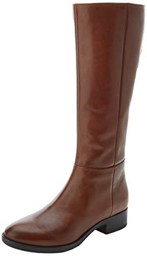 Geox D Felicity D, Botas Altas Mujer, Marrón (Brown C0013), 40 EU