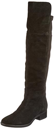 Geox D Felicity I, Botas Mosqueteras para Mujer, Negro (Black C9999), 35 EU