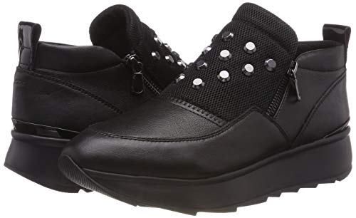 Geox D GENDRY A, Zapatillas sin Cordones Mujer, (Black C9999), 39 EU