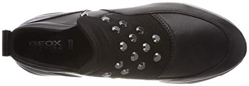 Geox D GENDRY A, Zapatillas sin Cordones Mujer, (Black C9999), 39 EU