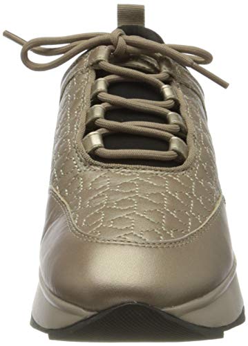 Geox D GENDRY C, Zapatillas Mujer, Dorado (Lead/Taupe C9hq6), 40 EU