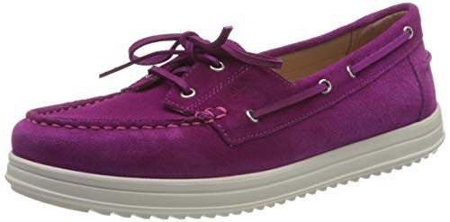 Geox D Genova Moc A, Mocasines para Mujer, Rosa (Cyclamen C8335), 42 EU