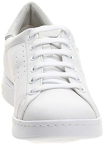 Geox D Jaysen A, Zapatillas Mujer, Blanco (White), 40 EU