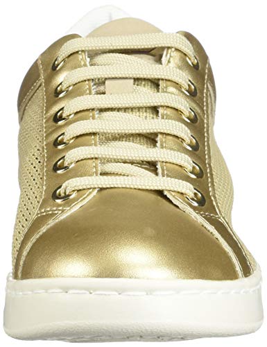 Geox D Jaysen A, Zapatillas Mujer, Dorado (Champagne/Gold Cb52x), 39 EU