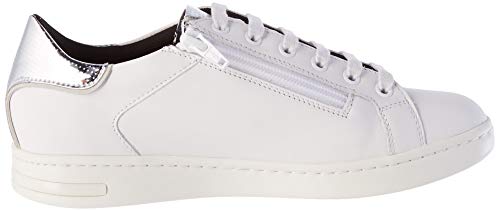 GEOX D JAYSEN B WHITE/SILVER Women's Trainers Low-Top Trainers size 40(EU)