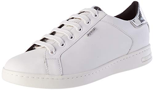 GEOX D JAYSEN B WHITE/SILVER Women's Trainers Low-Top Trainers size 40(EU)