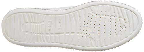 Geox D LEELU' D, Zapatillas Mujer, Blanco, 35 EU