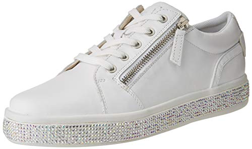 Geox D LEELU' D, Zapatillas Mujer, Blanco, 35 EU