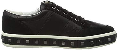 Geox D LEELU' E, Zapatillas Mujer, Negro (Black C9999), 39 EU