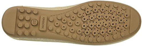 Geox D LEELYAN A, Mocasines Mujer, Dorado (Gold), 36.5 EU