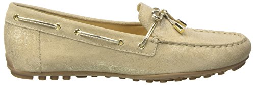 Geox D LEELYAN A, Mocasines Mujer, Dorado (Gold), 37.5 EU