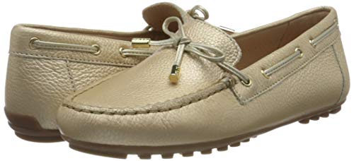 Geox D LEELYAN A, Mocasines Mujer, Dorado (Gold C2005), 36.5 EU