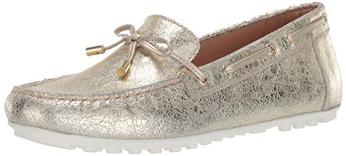 Geox D LEELYAN A, Mocasines Mujer, Dorado (LT Gold C2012), 36 EU