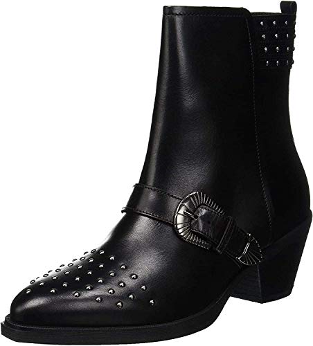 Geox D LOVAI A, Botas Camperas Mujer, (Black C9999), 36 EU