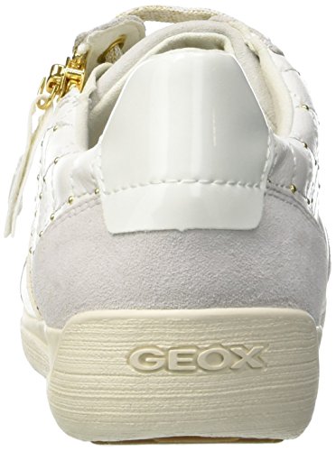 Geox D Myria B, Zapatillas Mujer, Blanco (Off White/White C1209), 41 EU