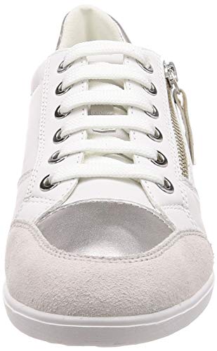 Geox D Myria B, Zapatillas Mujer, Blanco (White C1001), 38 EU