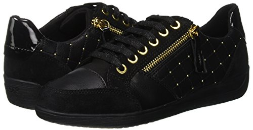 Geox D Myria B, Zapatillas Mujer, Negro (Black C9999), 38 EU