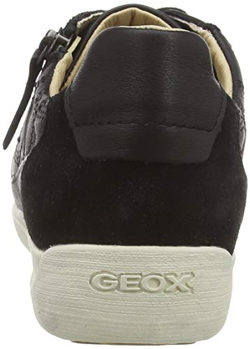 Geox D Myria C, Zapatillas Mujer, Negro (Black C9999), 37 EU