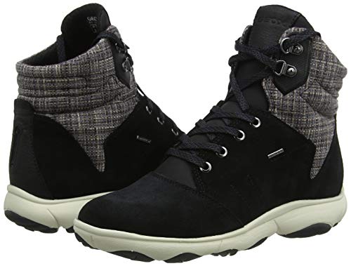 Geox D Nebula 4 X 4 B ABX, Botas Chukka Mujer, Negro (Black C9999), 36 EU