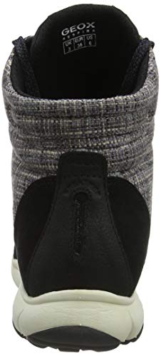 Geox D Nebula 4 X 4 B ABX, Botas Chukka Mujer, Negro (Black C9999), 36 EU