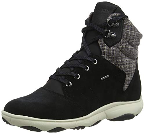 Geox D Nebula 4 X 4 B ABX, Botas Chukka Mujer, Negro (Black C9999), 36 EU