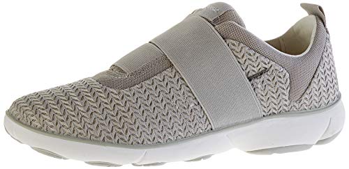 Geox D Nebula B, Zapatillas sin Cordones Mujer, Gris (Lt Grey C1010), 40 EU