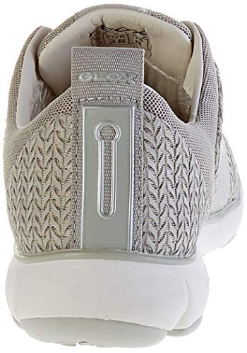 Geox D Nebula B, Zapatillas sin Cordones Mujer, Gris (Lt Grey C1010), 40 EU
