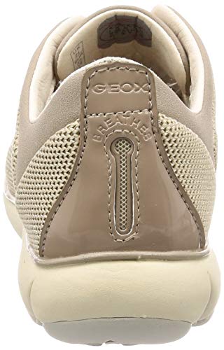 Geox D Nebula C, Zapatillas Mujer, Beige (Cream C0423), 38 EU