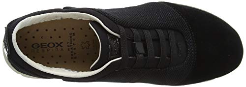 Geox D Nebula C, Zapatillas Mujer, Negro (Gun C1357), 36 EU