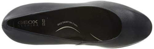 Geox D New ANNYA A, Zapatos de Tacón Mujer, Azul (Navy C4002), 35 EU