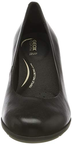 Geox D New ANNYA A, Zapatos de Tacón Mujer, Negro (Black C9997), 37 EU