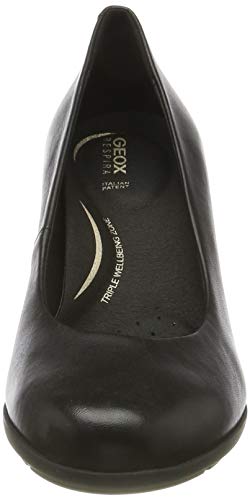 Geox D New ANNYA A, Zapatos de Tacón Mujer, Negro (Black C9997), 39 EU