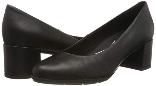 Geox D New ANNYA Mid A, Zapatos con Tacón para Mujer, Negro (Black C9997), 35 EU