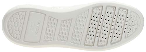 Geox D RUBIDIA A, Zapatillas Mujer, Blanco (White C1000), 38 EU