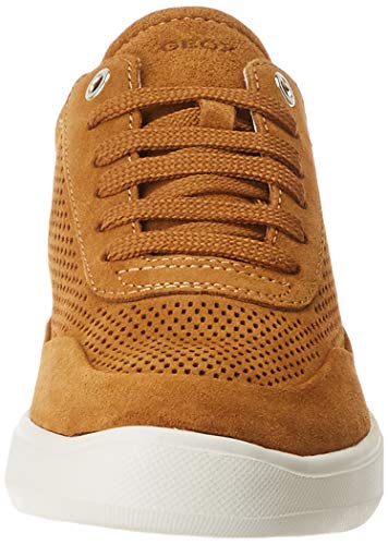 Geox D Rubidia A, Zapatillas Mujer, Marrón (Curry C2021), 37 EU