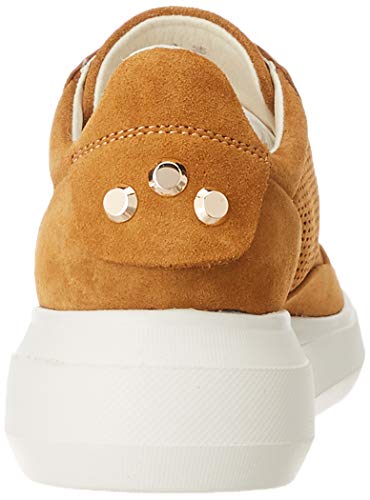 Geox D Rubidia A, Zapatillas Mujer, Marrón (Curry C2021), 37 EU